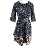 THAKOON for Target Shibori Shirt Dress Black Photo 1