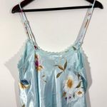 Morgan Taylor Intimates Blue Floral Slip Cami Top Photo 8