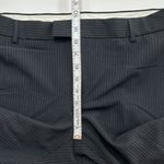 Gap black pinstripe cuffed cropped career office work pants Photo 8
