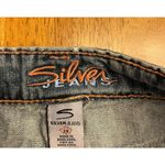 Silver Jeans Silver Skirt Denim Devah Womens Size 28 Raw Seam Raw Hem Pink Stitching Jean Photo 2