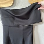 Maurie and Eve Genesis Little Black Dress Size 6‎ One Shoulder Arm Midi Slit Photo 2