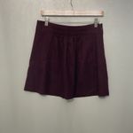 J.Crew Burgundy Wool Blend Pleated A Line Skirt Size 2 Photo 3