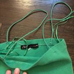 ZARA  Mini Dress Green Photo 1