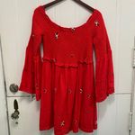 Free People Floral Red Dress Photo 0