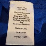 Talbots  Crewneck Short Sleeve Sweater women’s petite small royal blue Photo 3