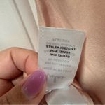 Lulus  Classic Elegance NWT size XS‎ Blush Satin Sleeveless Mock Neck Maxi Dress Photo 10