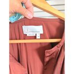 Anthropologie The Somerset Maxi Dress Rust Brown Tiered Short Sleeve Women's XS Photo 4