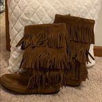 Minnetonka  three layer triple fringe boots Photo 2