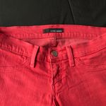 Vervet Low Rise Skinny Jeans Red Coral Size 3 Bright Color Pants Preppy Photo 5