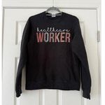Healthcare Worker Sweatshirt small Black Photo 0