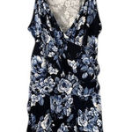 Route 3 Blue Multi Color Floral Sleeveless One Piece Romper Women Sz Sm Photo 0