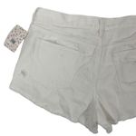 Free People  Loving Good Vibrations High Rise Denim Shorts White Size 31 Photo 6