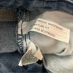 Lane Bryant  Boyfriend Jeans Mid Rise Distressed Plaid Patch Light Wash 14 Photo 6