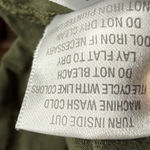 Garnet Hill  Luna Lace Inset Knit Dress Size Large Olive Green 3/4 Sleeve Formal Photo 6