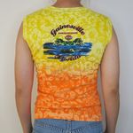 Harley Davidson Y2K  Ombre Hawaiian Hibiscus Tank Top Photo 1