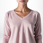 Pj Harlow Frankie Rib Knit High Low Sweatshirt Blush Pink Pajama Top Small Photo 11