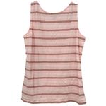Talbots  Size‎ Small Petite Tank Top Pink Red White Striped Sleeveless Blouse Photo 1