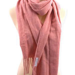 Topshop Pink Fringe Long Scarf New Photo 0