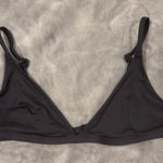 SKIMS  Black Triangle Bikini Top Photo 0