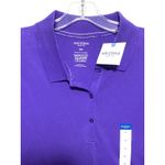 Arizona Jeans Arizona Jean Co Purple Polo Shirt Womens XXL Stretch Preppy Uniform Casual NWT Photo 1