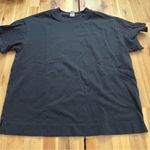 Old Navy Vintage Tee Black Boxy Crop T-Shirt Size Small Photo 0
