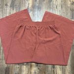 Adrianna Papell Womens Coral Wide Leg Pants High Rise Designer Size Medium Photo 4