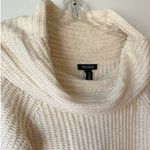 White House | Black Market Cream Cowl neck Wool Blend Sweater SZ S Photo 5
