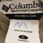 Columbia Beige Zip Up Outdoor Jacket Women's Sz Large Photo 10
