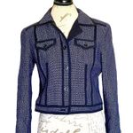 Anne Klein  Womens Blazer Jacket Sz Medium Career Chic Business Preppy Retro Y2K Photo 1