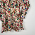 ZARA  Women's Long Sleeve Ruffle Floral Print Dress‎ Sz XS NWT Photo 6