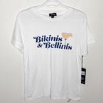 Wildfox Bikini and Bellinis Keke clean white t-shirt size S Photo 0