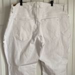 Madewell Plus Curvy Kick Out Crop Jeans in Pure White 24W NWT Photo 6