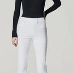 Spanx  Women's Medium White Straight Leg Jeans Pants 20354R MSRP $128 Medium Photo 0