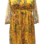 Candalite  Floral Mesh Multicolor Dress 2X Photo 0