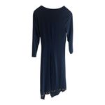 Carmen Marc Valvo Carmen‎ Marc Valvo Cut and Sew Dress Size Navy Blue Sexy Size S Photo 1
