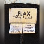 Flax by Engelhart Slinky Knit Bateau Neck Long Sleeves Black Tunic Dress Sz M Photo 7