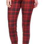 Sanctuary Runway Ponte Leggings with Functional Pockets NWOT Size Small Red Photo 0