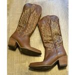 Dingo  High Cotton Leather Western Cowboy Boots Brown Women’s 8 Boho Pull On Photo 2