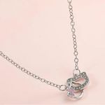 Hello Kitty  Licensed w/ Rhinestones Interlocking Necklace Photo 2