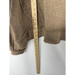 POL Grab & Go Balloon Sleeve Slouchy Knit Hoodie Top Chocolate Taupe S Photo 9