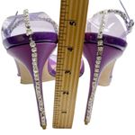 Stuart Weitzman  Glam PVC Pumps Women’s Size 9 Wisteria Ankle Strap Heels Photo 8