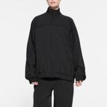 SKIMS  Nylon Oversized Track Jacket Black Size Small Photo 1