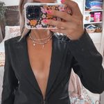 New York And Company Black Blazer With Clasp In Front Photo 3