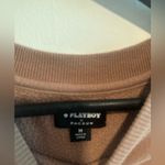 Playboy  Crewneck Sweatshirt in Brown Tan Sz M Photo 6