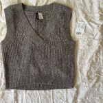 Divided NWT  Charcoal Knit Sweater Vest Photo 1