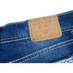 Amethyst Jeans Macrame Frayed Denim Shorts Beach Coastal Vacation Summer Photo 3