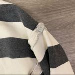 Maybe Baby Striped Lace up Sweatshirt L White Size L Photo 4