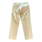 BCBGMAXAZRIA NWT‎ Vintage BCBG Maxazria Women’s 6 Cream Straight Leg Flat Front Capri Pants Photo 4