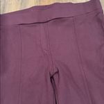 Style & Co Burgundy Cropped Leggings Photo 1