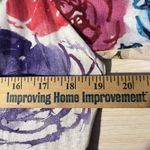 Coldwater Creek Water Color Floral Blazer Jacket 8 Linen Blend Summer Costal Photo 5